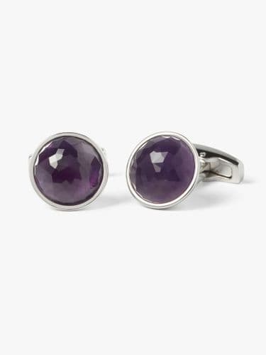Amethyst Rondo Cufflinks