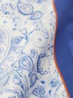 Anniversary Paisley Silk Pocket Square