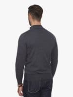 Barton Half Zip Jumper Charcoal