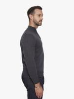 Barton Half Zip Jumper Charcoal