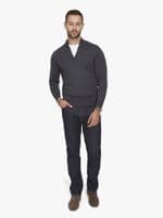 Barton Half Zip Jumper Charcoal