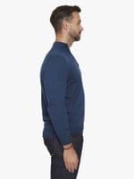 Barton Half Zip Jumper Indigo