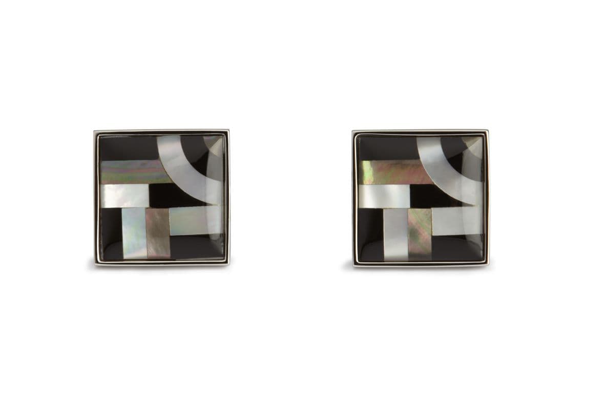 Bauhaus Lines Cufflink
 