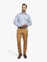 Blue Floral Sketch Shirt