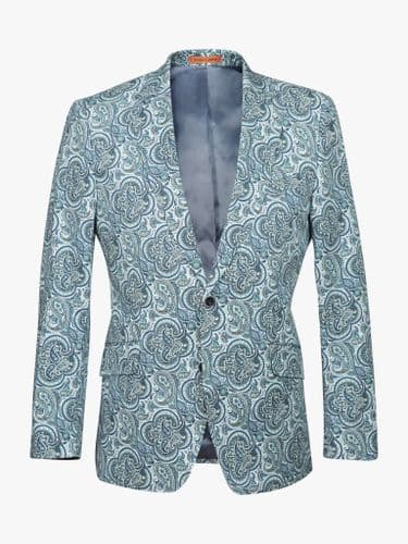 Blue Paisley Jacket