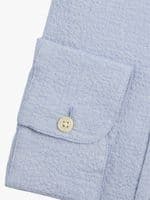 Blue Seersucker Shirt