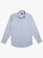 Blue Seersucker Shirt