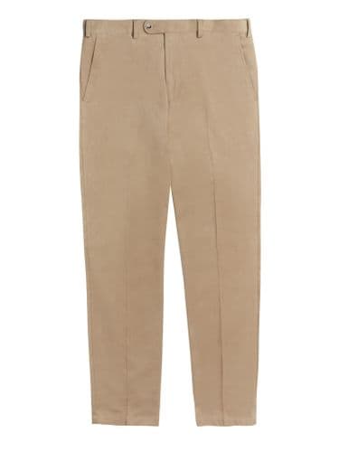 Brushed Cotton Trousers Stone