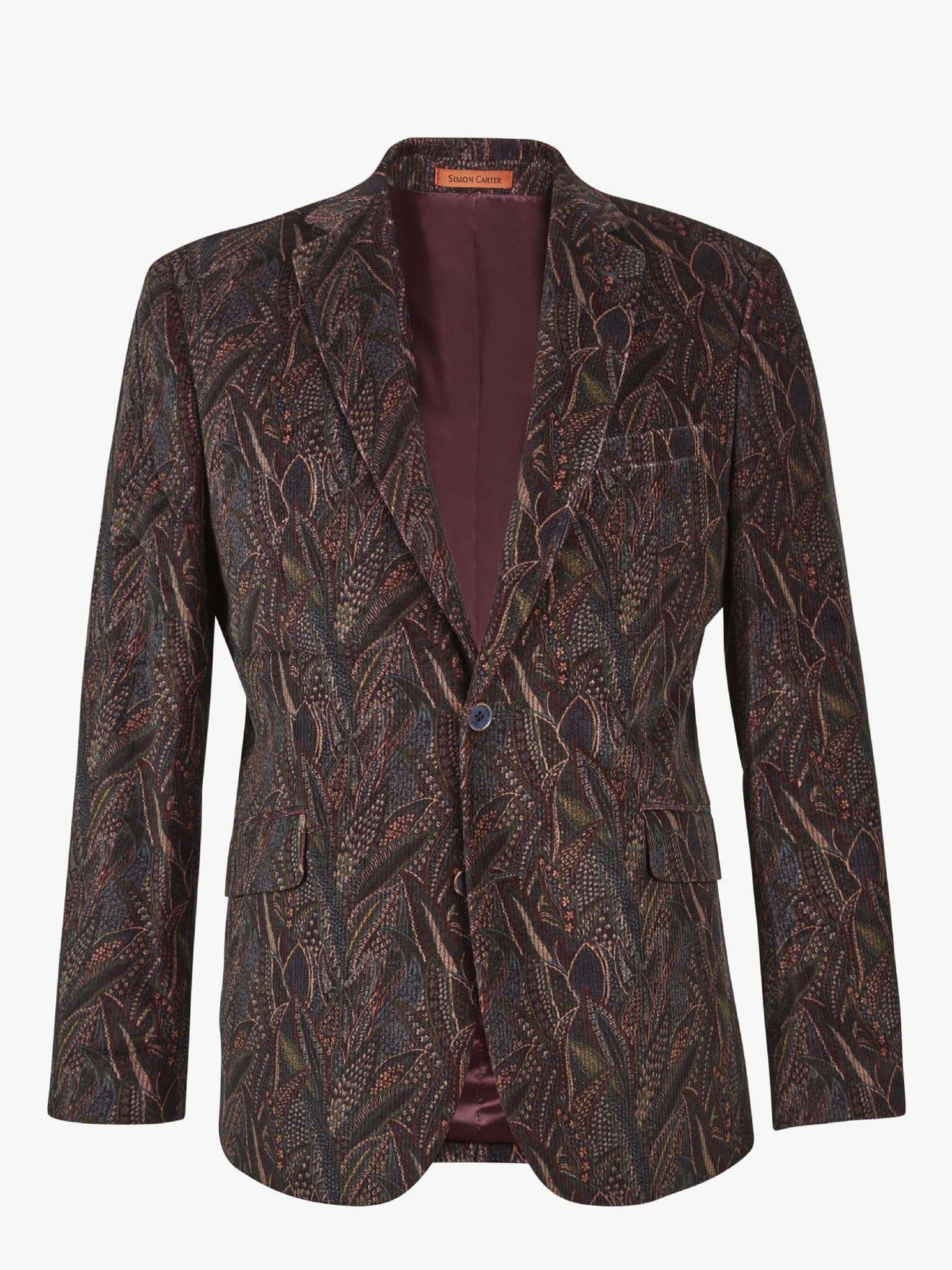 Cord Foliage Bordeux Jacket - 44
 