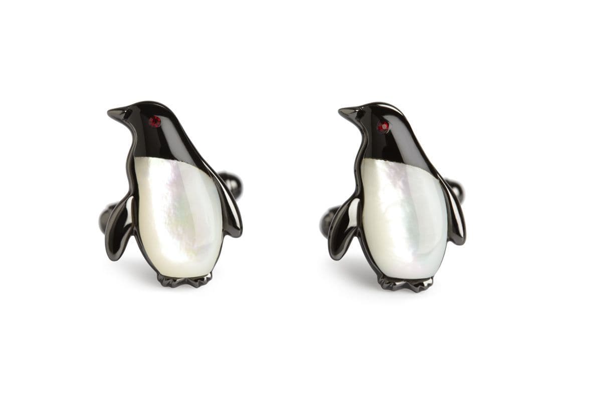 Darwin Penguin Cufflink
 