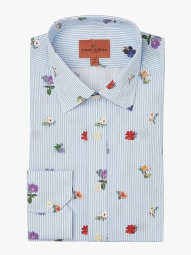Floral Stripe Shirt