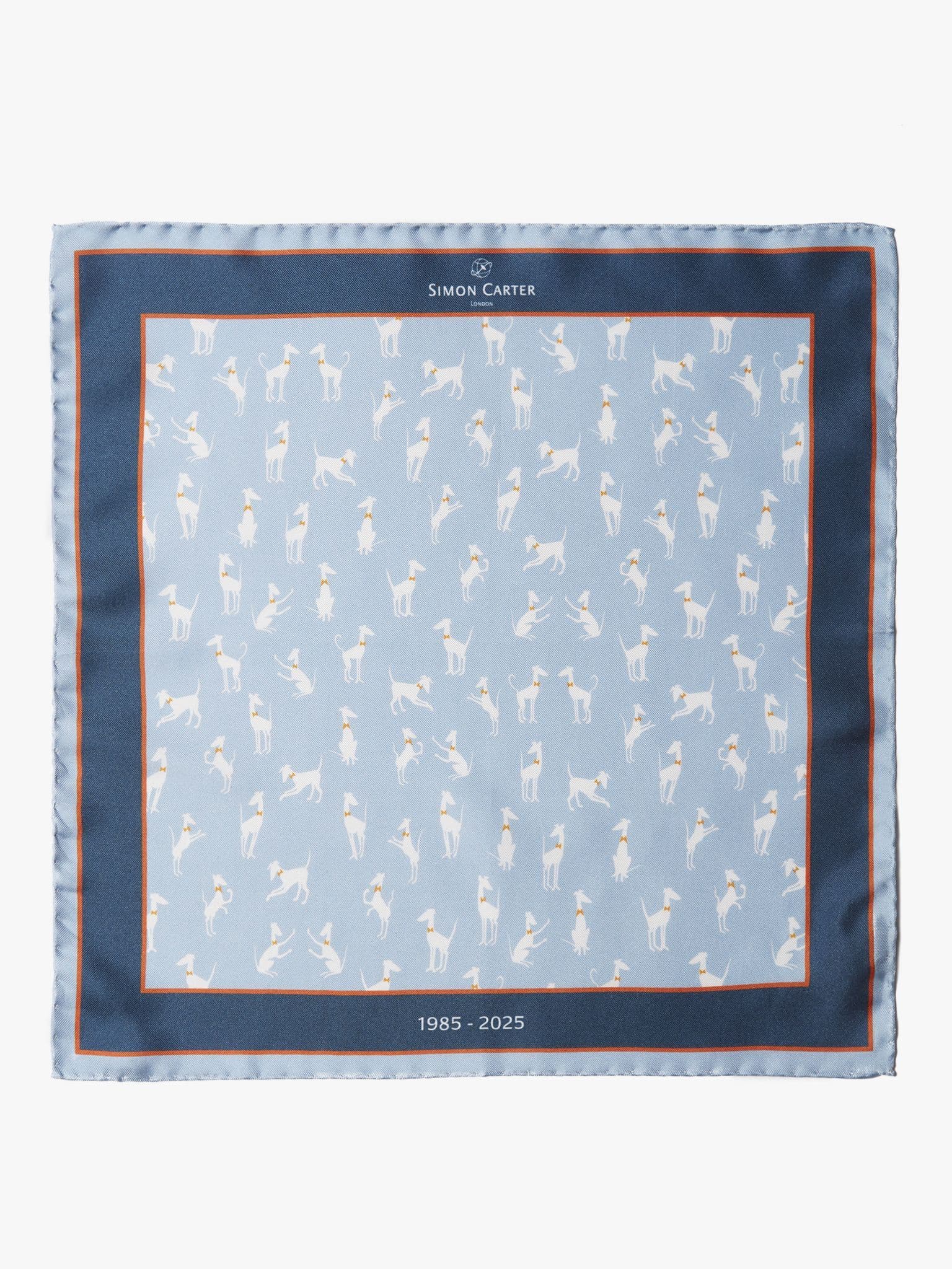 Gervaise Blue Pocket Square
 