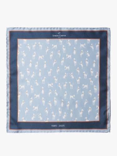 Gervaise Blue Pocket Square