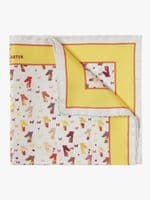Gervaise Yellow Pocket Square