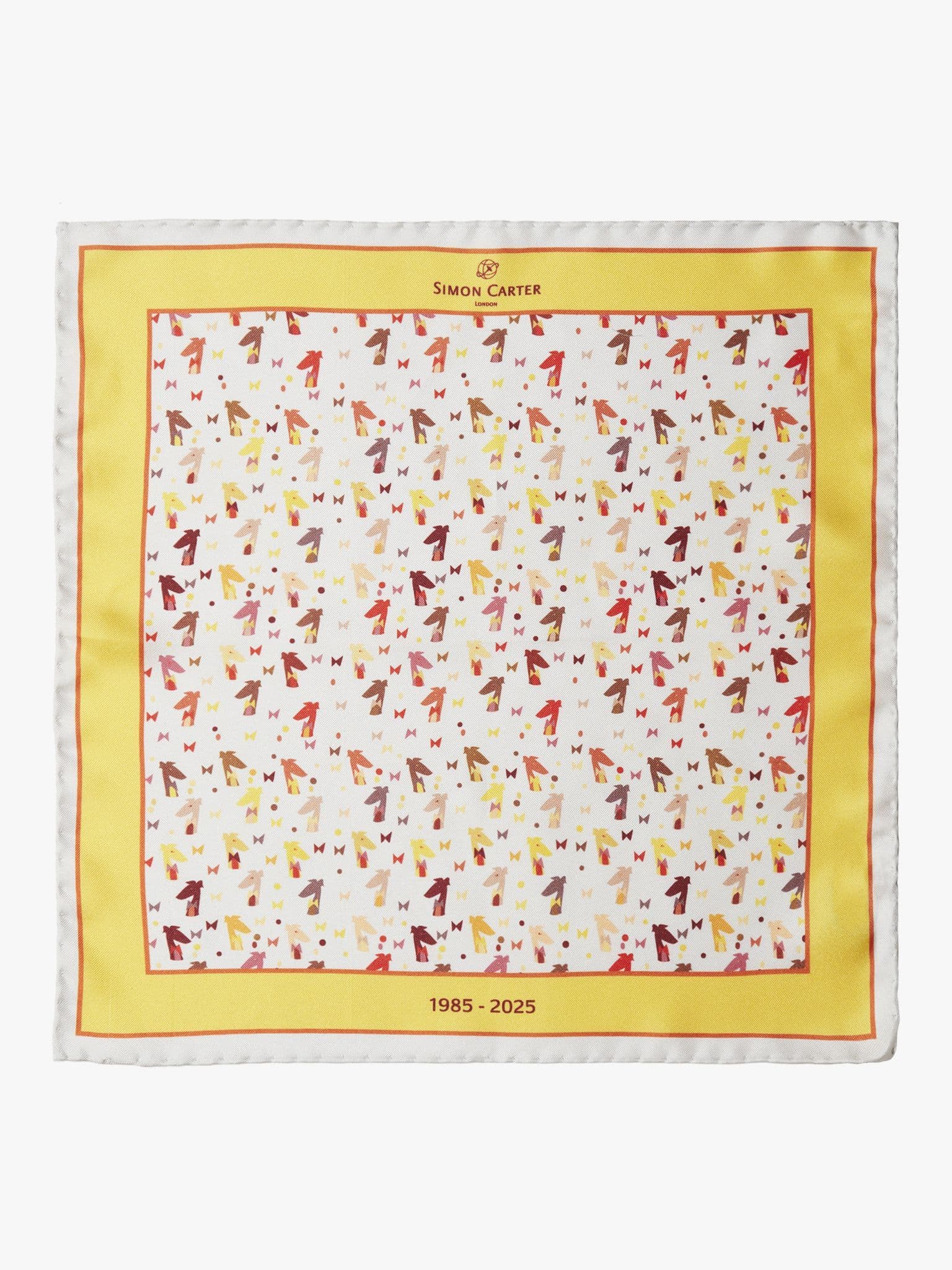 Gervaise Yellow Pocket Square
 