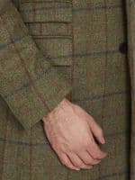 Green Country Check Overcoat