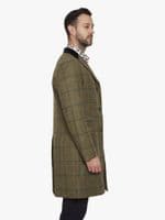 Green Country Check Overcoat