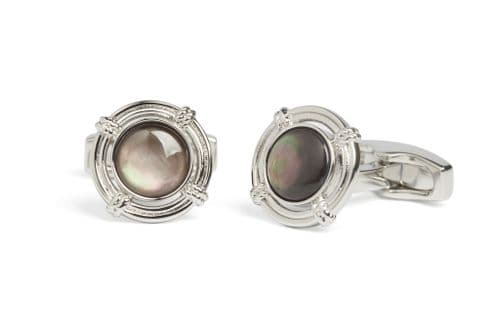 Grey MoP Life Buoy Cufflink