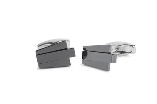 Haematite Keystone Cufflinks