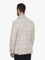 Japanese Bishu Cream Check Jacket