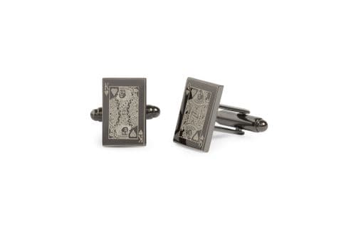 King and Queen of Hearts Cufflink