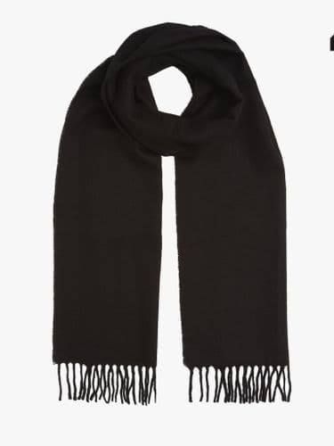 Lambs Wool Scarf Black