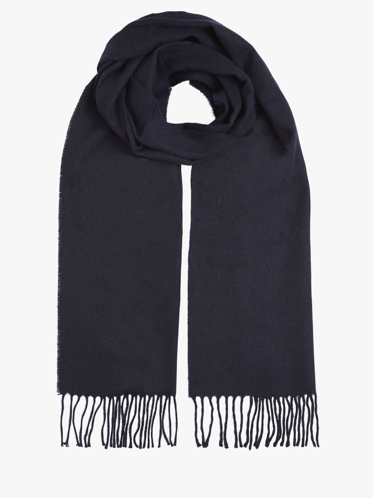 Lambs Wool Scarf Navy
 