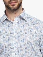Magic Square Blue Shirt
