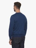 Merino Crew Neck Jumper Indigo