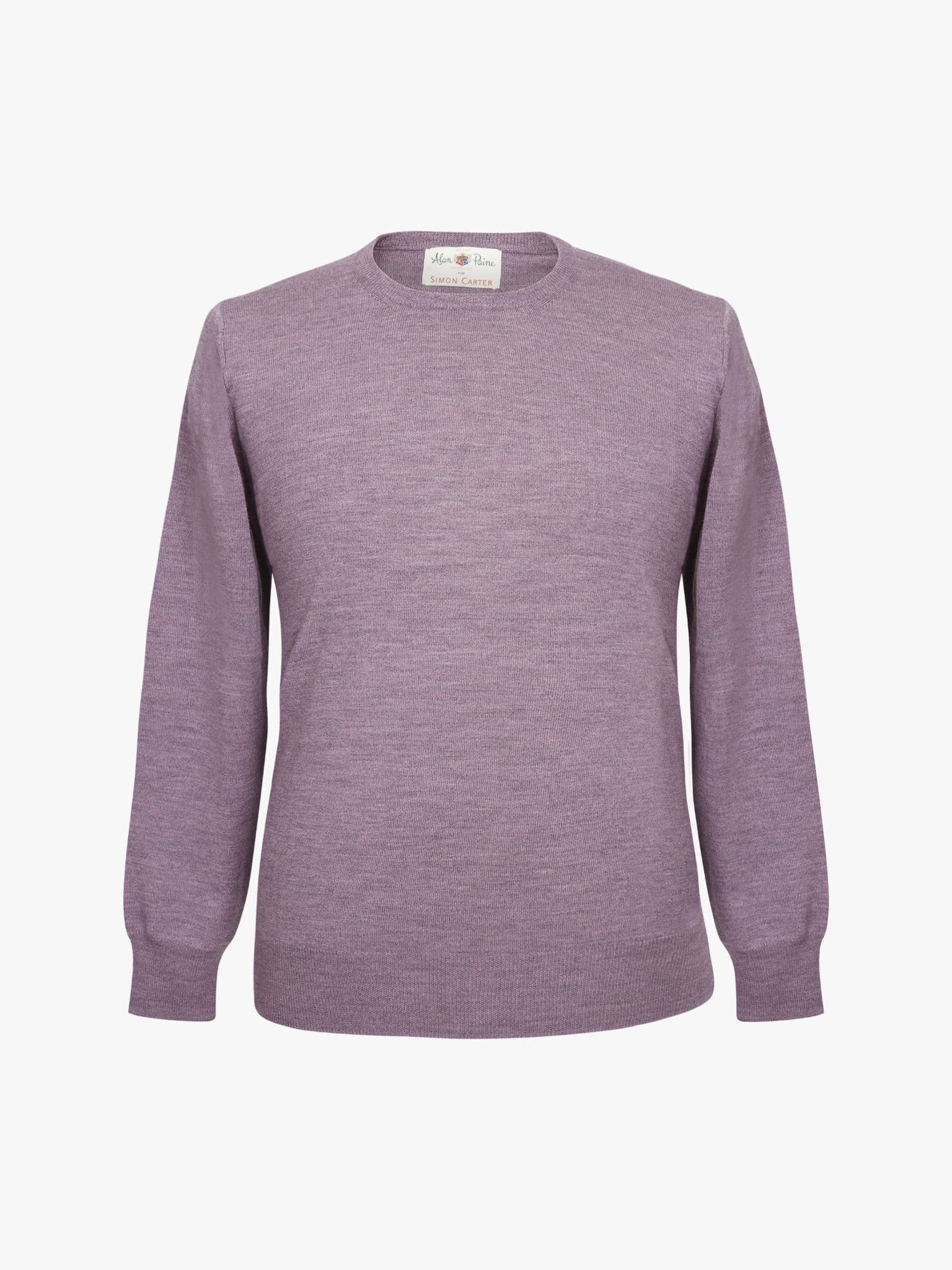 Merino Crew Neck Jumper Thistle - 40 Merino Crew Neck Jumper Thistle - 40