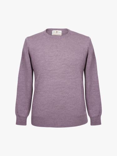 Merino Crew Neck Jumper Thistle