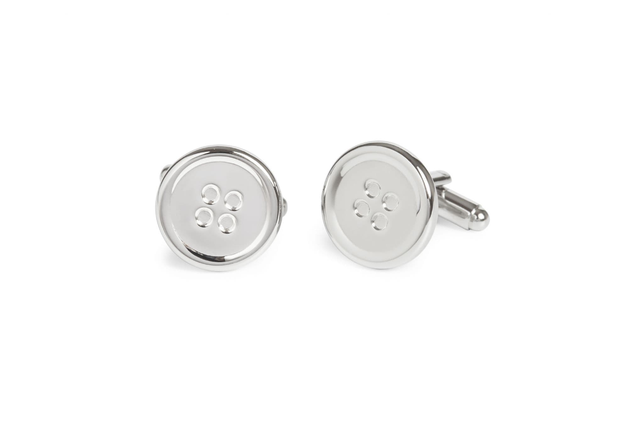 Metal Button Cufflink
 