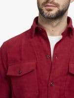 Moleskin Overshirt Red