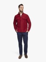 Moleskin Overshirt Red