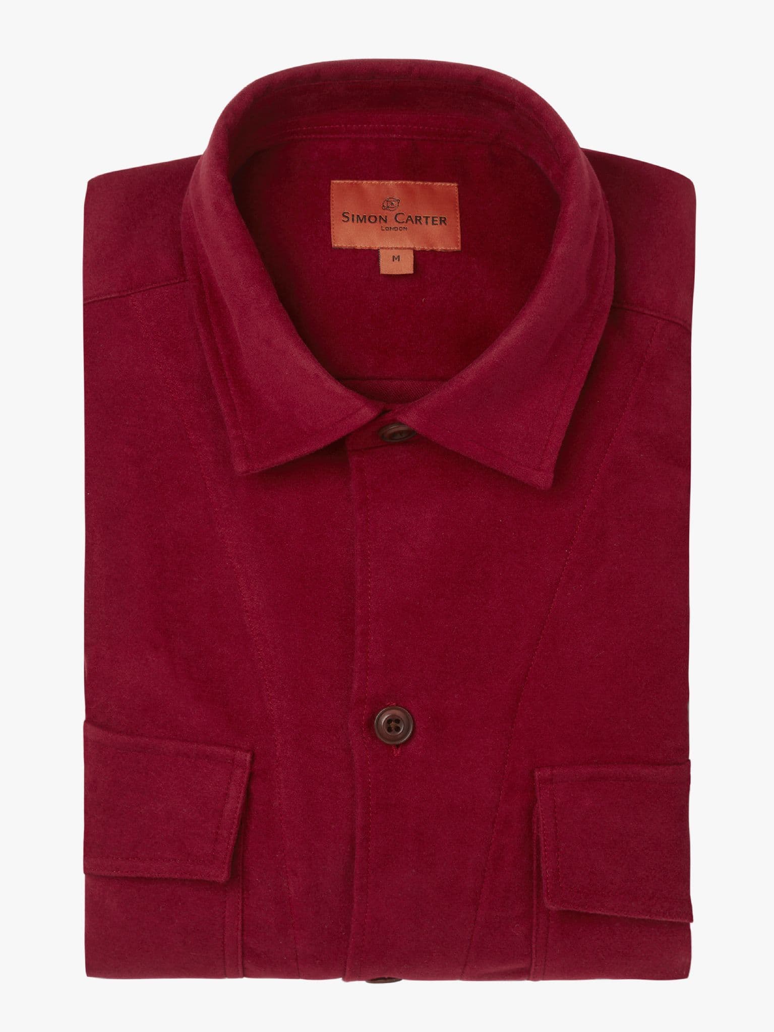 Moleskin Overshirt Red - S/15.5
 