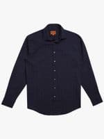 Navy Seersucker Shirt