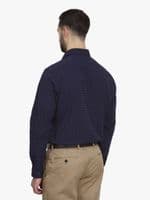 Navy Seersucker Shirt