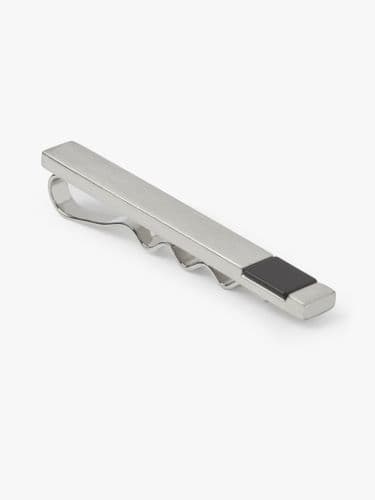 Onyx Brushed Tie Slide
