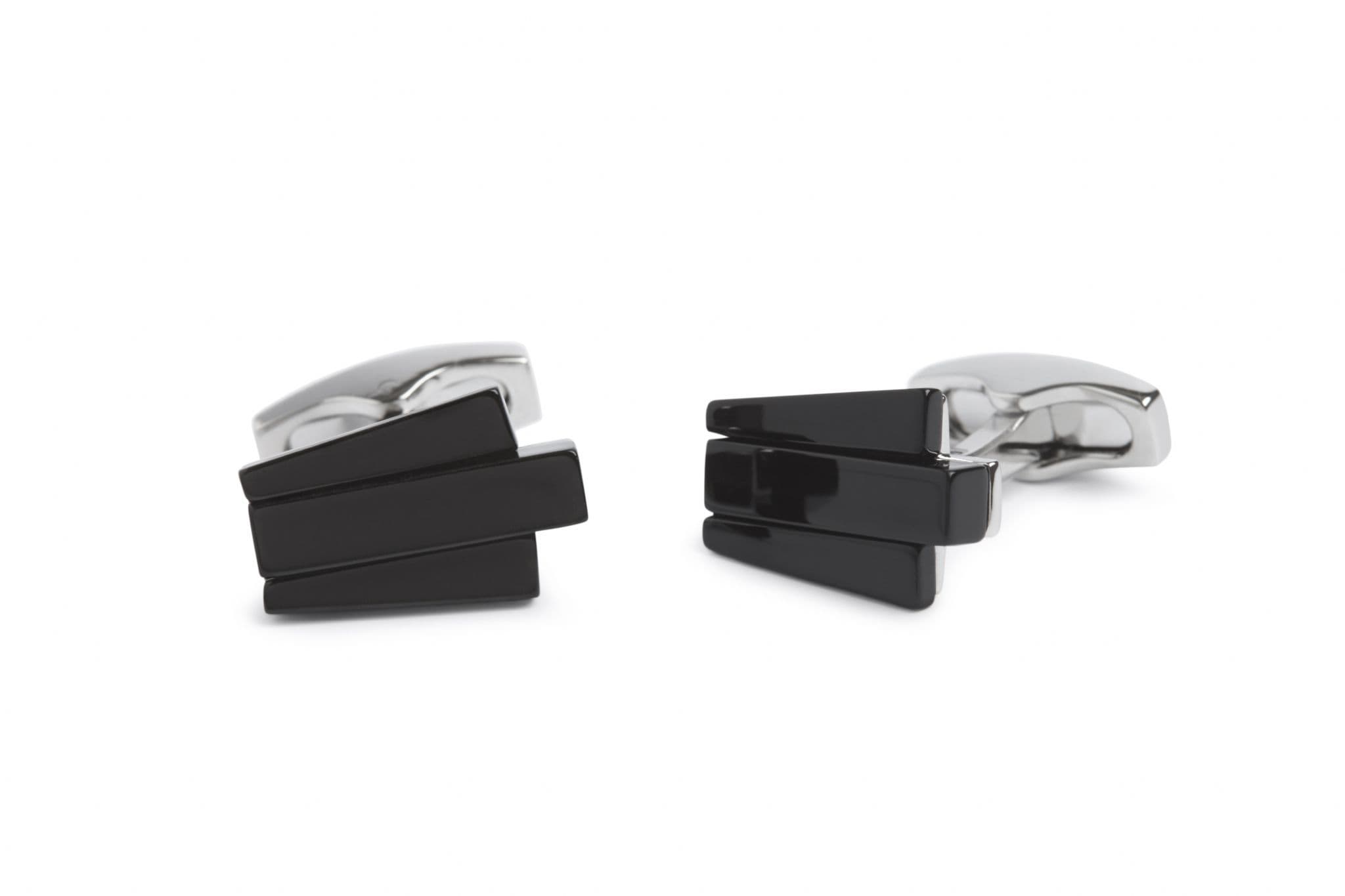 Onyx Keystone Cufflinks
 