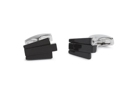 Onyx Keystone Cufflinks