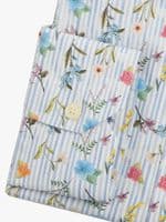 Painted Floral Stripe Shirt