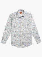 Painted Floral Stripe Shirt