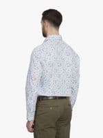 Painted Floral Stripe Shirt
