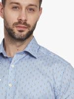 Paisley Fish Blue Shirt