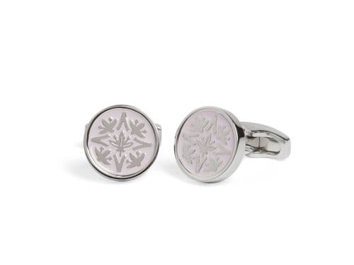 Pink Bouquet Cufflink