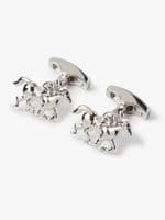 Polished Race Horse Cufflinks