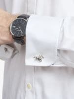 Polished Race Horse Cufflinks