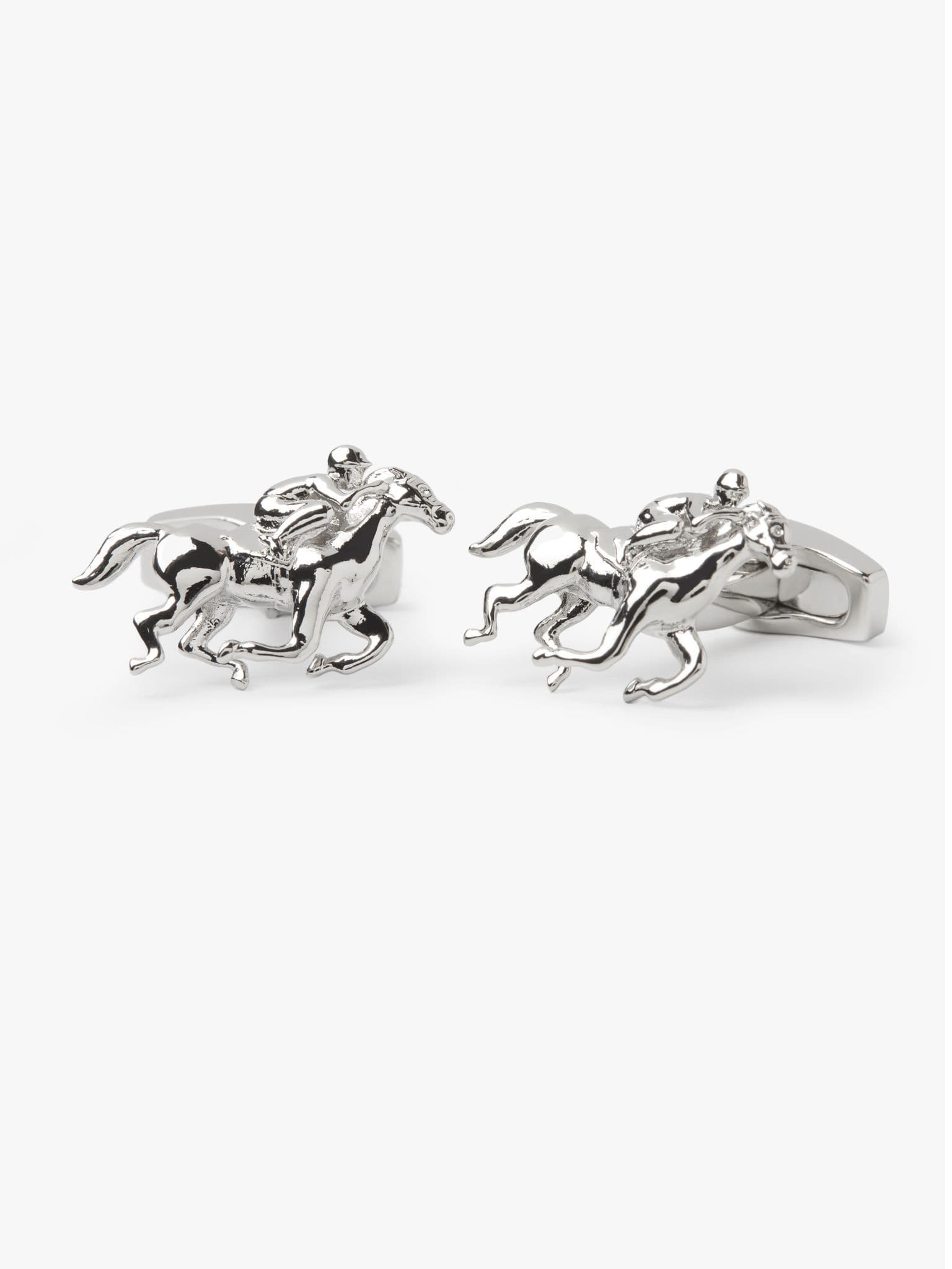 Polished Race Horse Cufflinks-image-16687519081