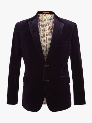 Prune Velvet Jacket
