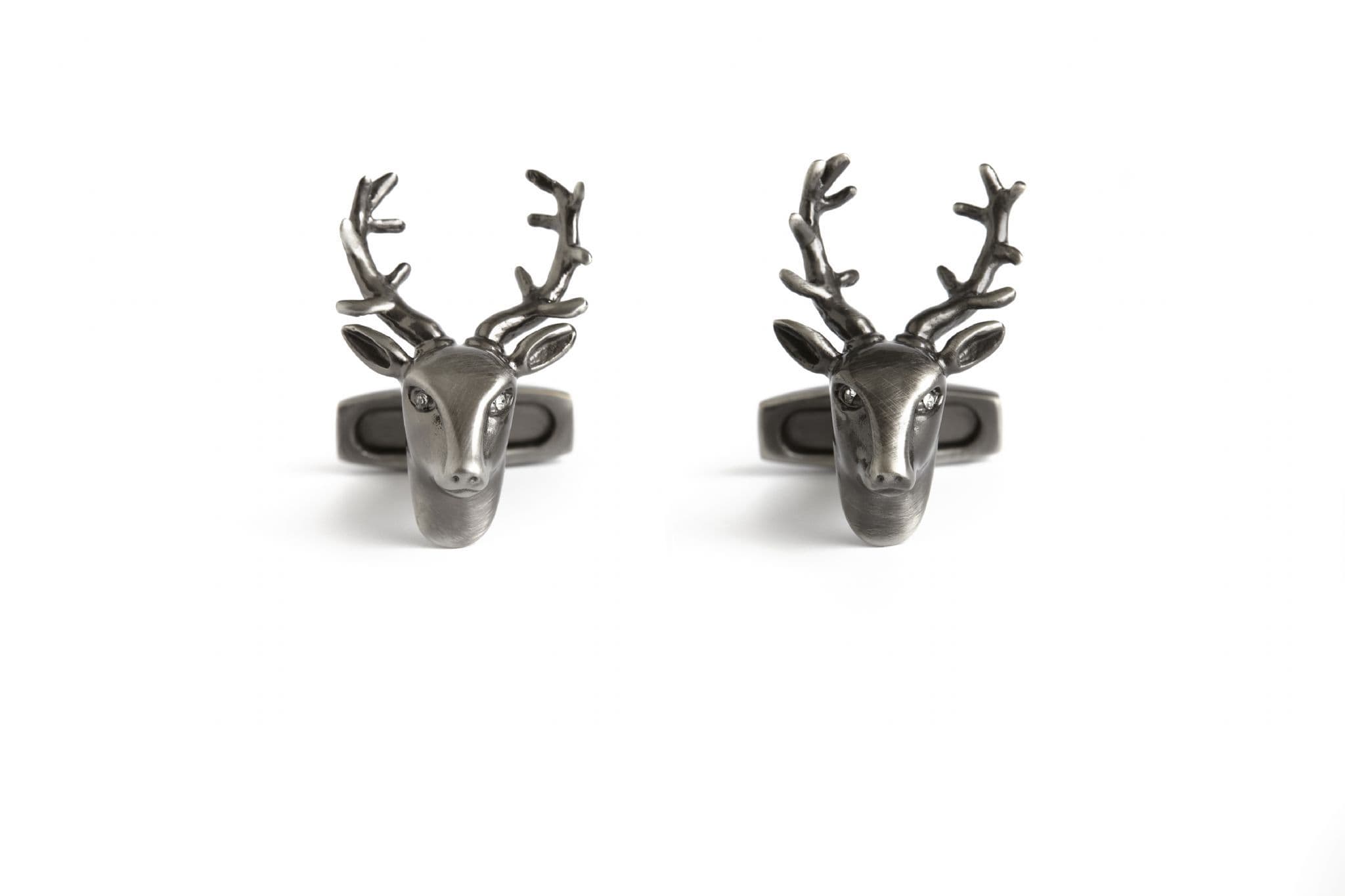 Pursuits Stag Head Cufflink
 